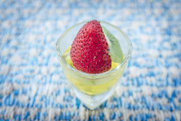 Jelly, strawberry  kiwi fruit