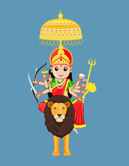 Sherawali Mata - Indian Goddess