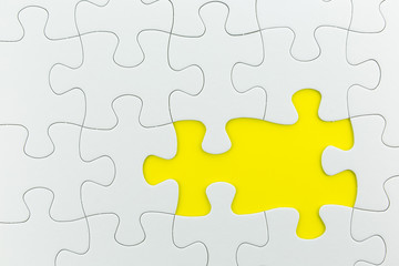 Fototapeta premium jigsaw puzzle use for business background