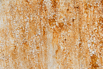 rusty metal wall texture