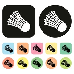 Badminton icon. Sport icon. Vector