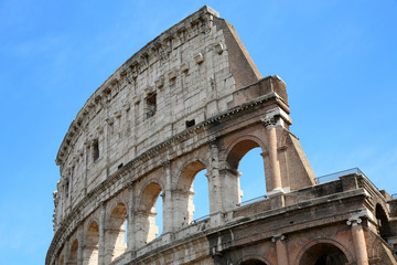 The Colosseum in Rome, Italy