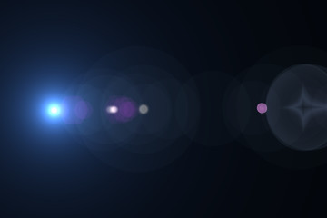 Lens flare effect