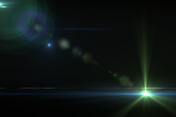 Lens flare effect