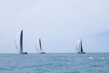 Obraz premium SAMUI REGATTA 2015, THAILAND - MAY 25 : Event at Chaweng beach ,