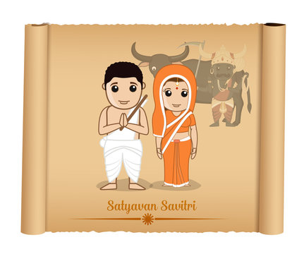 Satyavan Savitri - Cartoon Characters