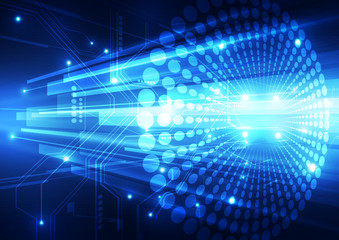 Obraz premium vector digital speed technology, abstract background