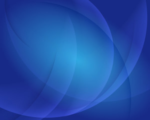 Shiny wave abstract background. Blue color 