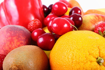 Fresh fruits and vegetables, healthy nutrition