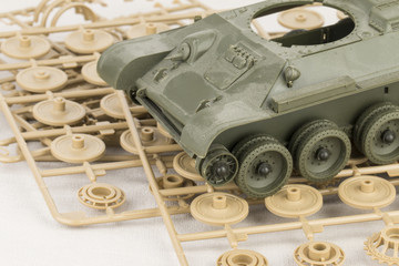 Part of plastic model kit - Stock image macro.