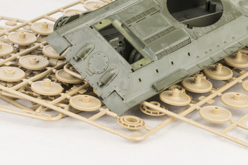 Part of plastic model kit - Stock image macro.