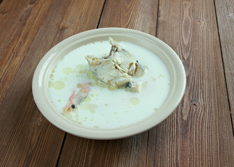 Soup fish cream