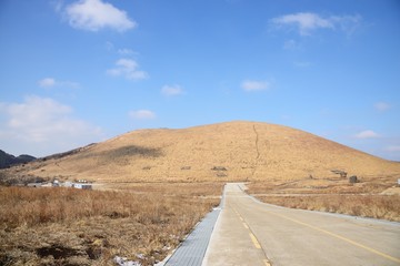 View of SaeByeol Volcanic Cone in Jeju Island