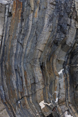 Metamorphic rock found in CInque Terre
