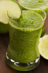 Healthy green drink, vegetable juice