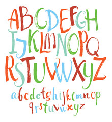 Set of Colorful Vector alphabet