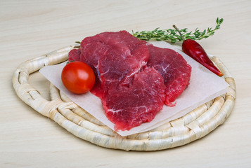 Raw beef
