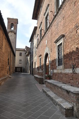 Fototapeta na wymiar Kloster Sant'Antimo bei Montalcino in der Toskana