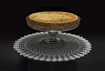 Delicious homemade vegetable pie with cheese