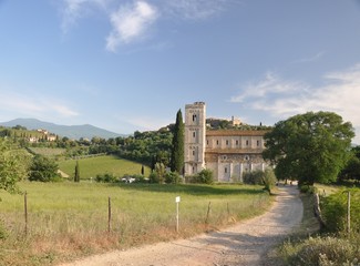 Kloster Sant'Antimo bei Montalcino in der Toskana