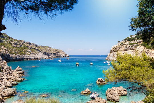 Anthony Quinn Bay Rhodes Greece