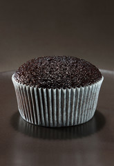 Chocolate Chip Muffin cupcakes on a plate