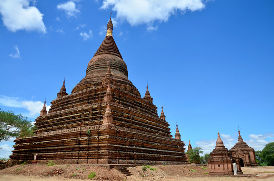 Ancient City in Bagan, Myanmar with over 2000 Pagodas and Temples.