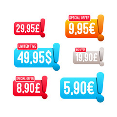 Special Offer Price Template Labels