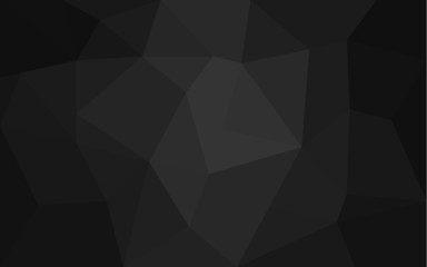 Obraz premium Abstract black faceted paper background