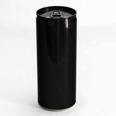 Black energy drink cans