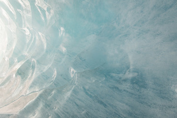 Gletscherblauer Eishintergrund