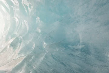 Fototapete Gletscher Gletscherblauer Eishintergrund