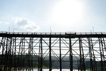 Fototapeta premium old wooden bridge Bridge