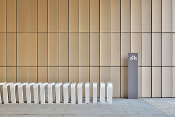bicycle parking facility at the National Museum of Modern Art in