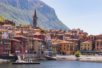 Varenna Village in Lake Como, Italy - obrazy, fototapety, plakaty