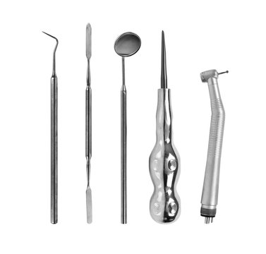 Dentist's medical equipment tools