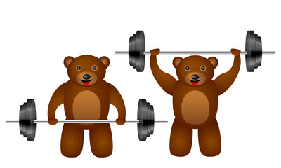training bear set