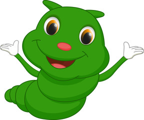 cute caterpillar cartoon