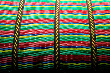 Plastic mats pattern background, Thailand