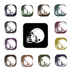 American football helmet icon