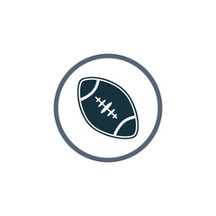 American football ball icon