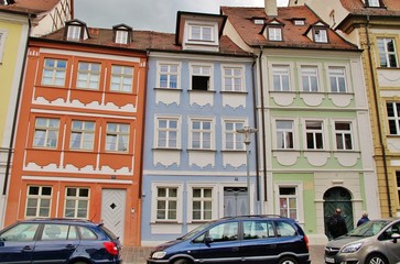 Fototapeta na wymiar Altstadthäuser in Bamberg