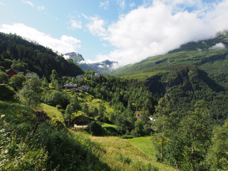 Fototapeta na wymiar Geiranger - Route 63