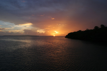 Fototapeta na wymiar Sonnenuntergang Marathon / Florida Keys / USA