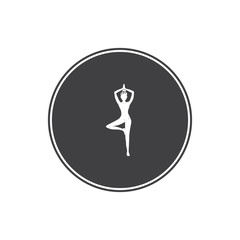 Yoga pose icon