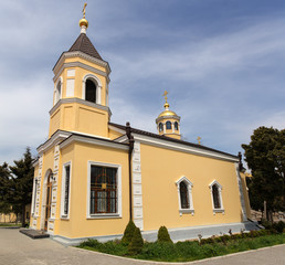 Fototapeta na wymiar church in Hersonissos