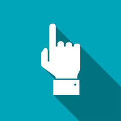 Obraz premium icon of pointing hand