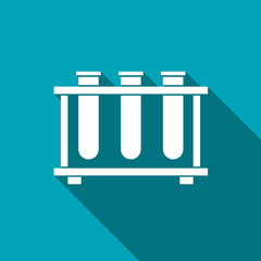 icon of laboratory tubes
