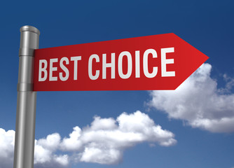 best choice sign