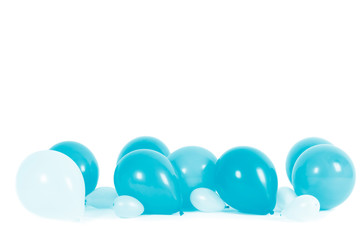 Colourful balloons isolated